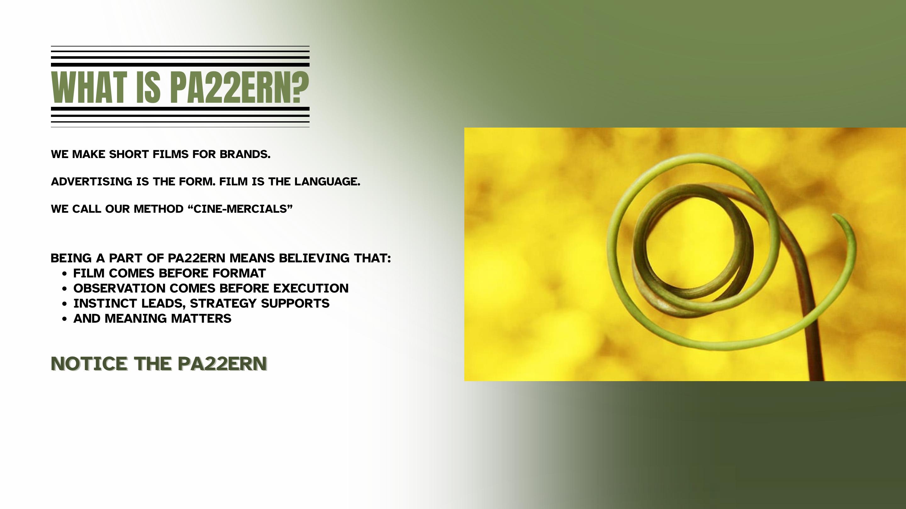 The PA22ERN Method, slide 1